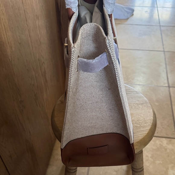 Lauren Ralph Lauren Navy and Tan Tote Bag - Picture 4 of 6